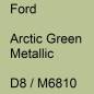 Preview: Ford, Arctic Green Metallic, D8 / M6810.